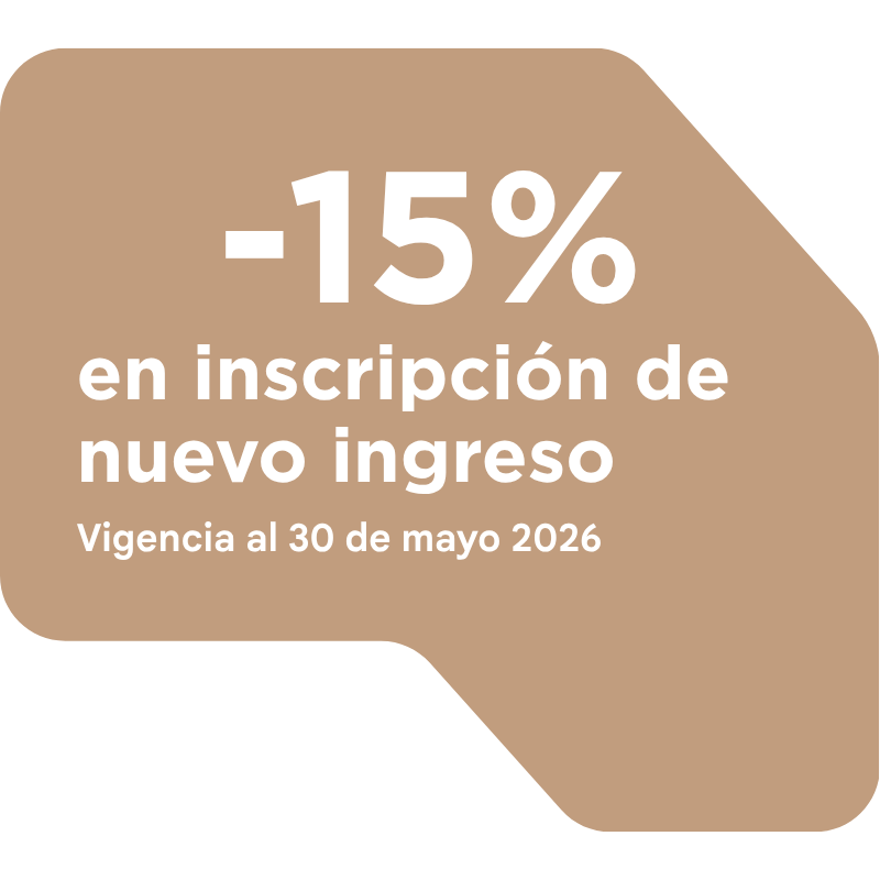 15% de descuento en inscripciones de primer ingreso